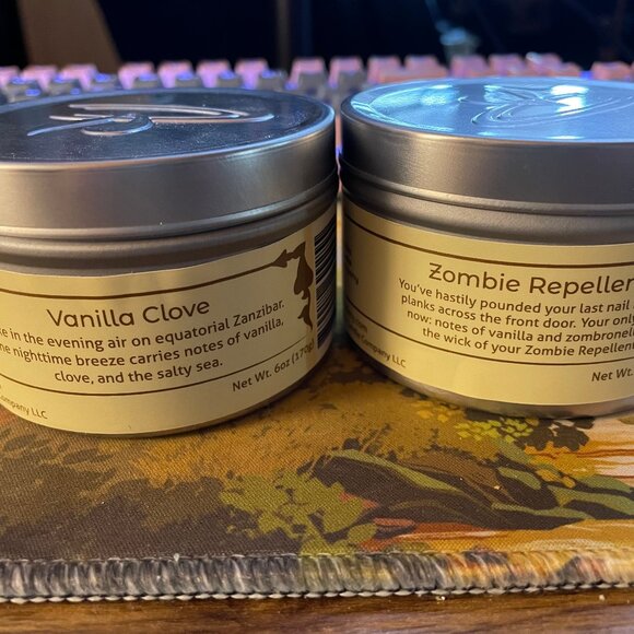 Two Brand New 100% Soy Wax Candles - Picture 1 of 4